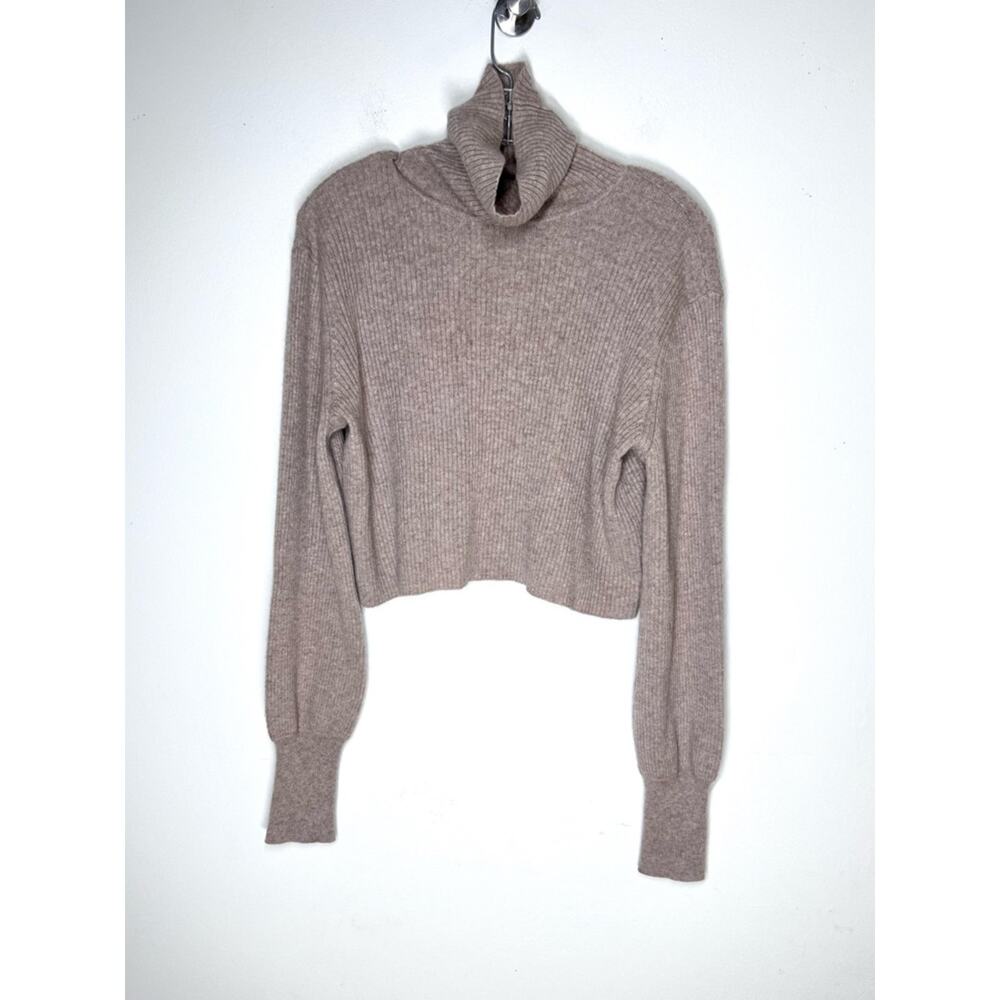 Reformation Luisa Cashmere Oversized Turtleneck Sweater Sz M - Picture 2 of 4